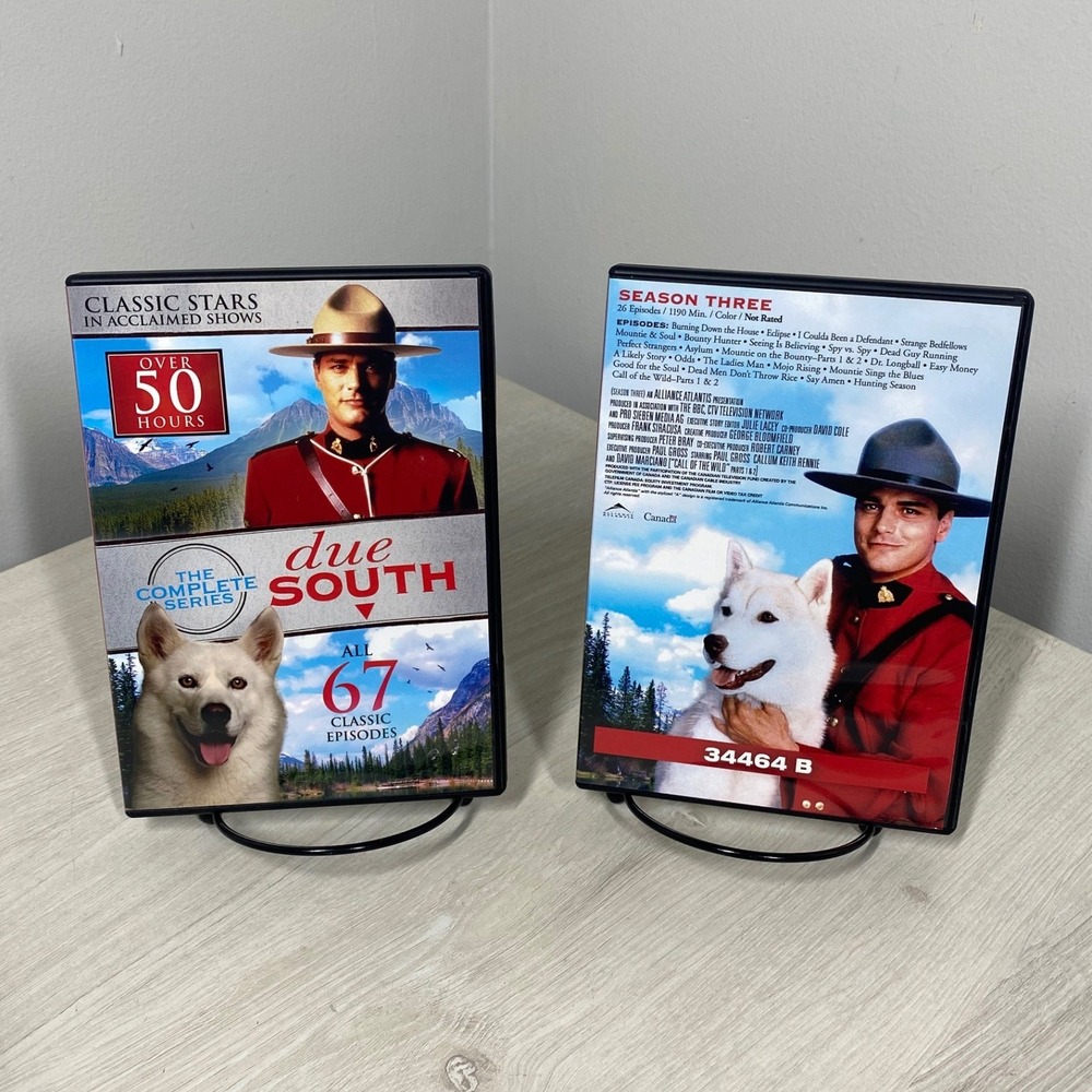 Due South The Complete Series DVD All 67 Episodes Seasons 1-3 Paul Gross Box Set